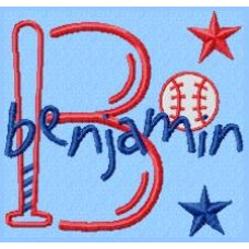 Baseball - Monogram font 23